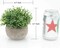 Mini Sage Green Potted Boxwood Topiary Artificial Plants for Home Decor Indoor, Farmhouse House Plant Office Small Desk Shelf Apartment Coffee Bar Bathroom Decor Guest Room, Small Fake Plant